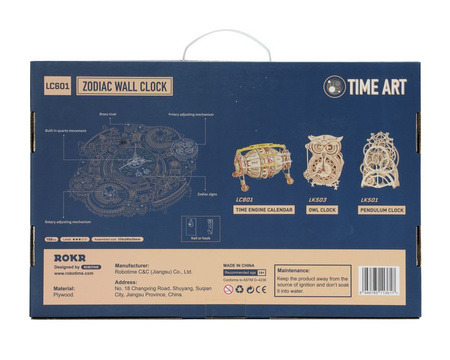 ROBOTIME Wooden 3D Puzzle - Zodiac Clock