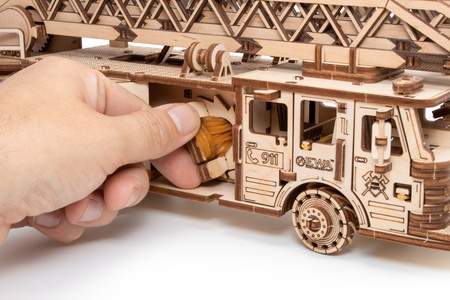 EWA Wooden 3D Puzzle - Fire Truck