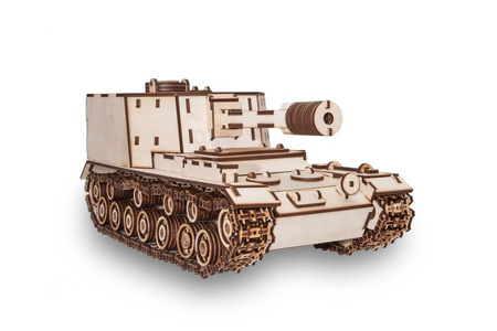 EWA Wooden 3D Puzzle - Tank SAU-212