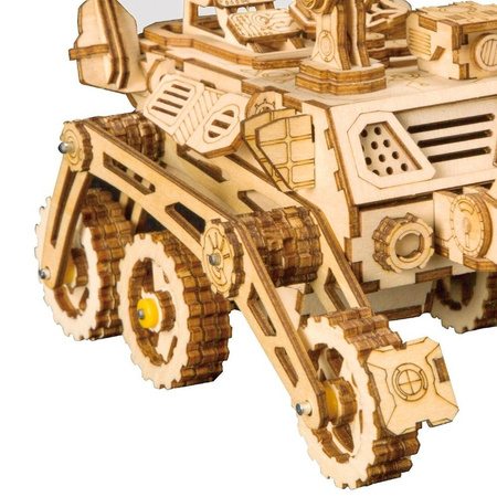 ROBOTIME Wooden Solar Energy Vehicle - Harbinger rover