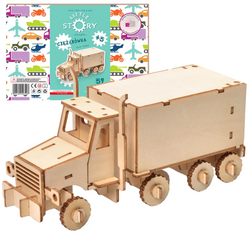 Little Story Wooden Model 3D Puzzle - Truck