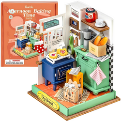 ROBOTIME Folding Wooden Model Small Bakery