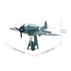 Piececool Puzzle Metalowe Model 3D - Samolot Bombowiec SBD Dauntless