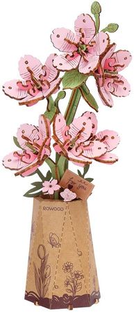 ROBOTIME Drewniane Puzzle 3D - Motocykl Cruiser