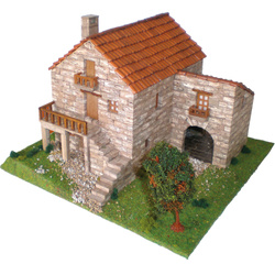 CUIT Składany Domek z Cegły 3D - Tradycyjna Chata Galicyjska