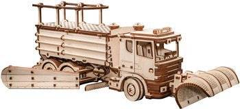 EWA Drewniane Puzzle 3D Ciężarówka do śniegu