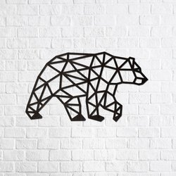 EWA Drewniane Puzzle 3D Dekoracja Niedźwiedź