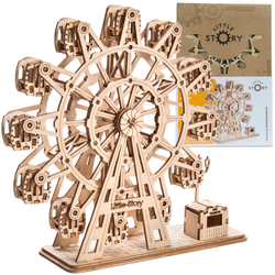 Little Story Drewniane Puzzle Model 3D - Diabelski Młyn