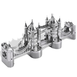 Piececool Puzzle Metalowe Model 3D - Tower Bridge