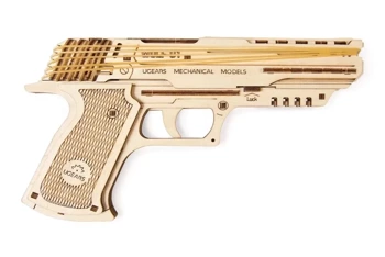 UGEARS Składany Drewniany Model 3D - Pistolet Wolf-01