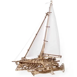 UGEARS Składany Drewniany Model 3D - Trimaran Merihobus