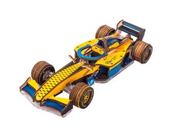 Veter Models Puzzle 3D - Wyścigówka Racer V-3 Ukraina