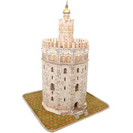 CUIT Składany Domek z Cegły 3D - Złota Wieża