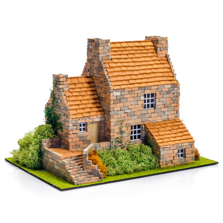 DOMUS KITS Składany Domek z Cegły 3D Wiejski Dom