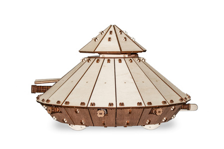EWA Drewniane Puzzle 3D - Czołg Da Vinci
