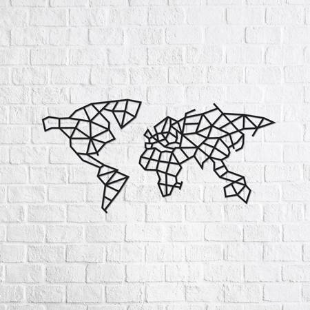EWA Drewniane Puzzle 3D Dekoracja Mapa Świata