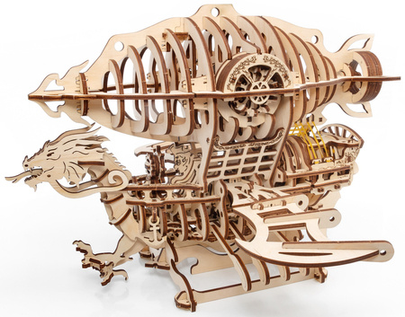 EWA Drewniane Puzzle 3D - Sterowiec Skylord