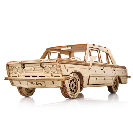 Little Story Drewniane Puzzle Model 3D - FSO Fiat 125p