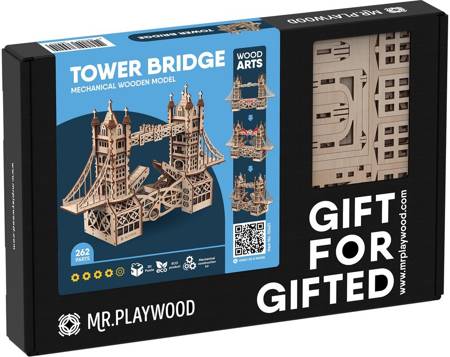 Mr.Playwood Drewniane Puzzle 3D - Tower Bridge