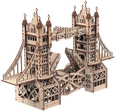 Mr.Playwood Drewniane Puzzle 3D - Tower Bridge