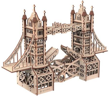 Mr.Playwood Drewniany Model Puzzle 3D Tower Bridge