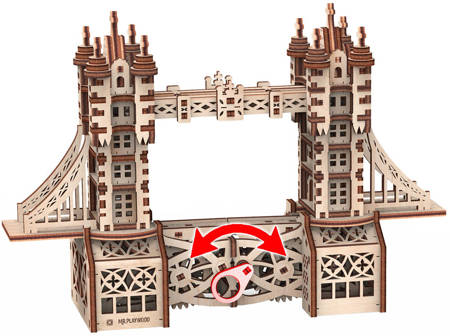 Mr.Playwood Drewniany Model Puzzle 3D Tower Bridge S