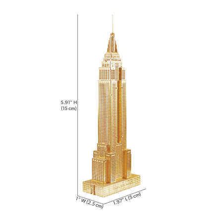 Piececool Puzzle Metalowe Model 3D - Empire State Building