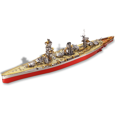 Piececool Puzzle Metalowe Model 3D - Okręt Wojenny Fuso