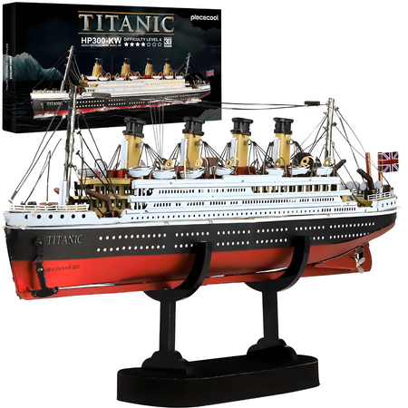 Piececool Puzzle Metalowe Model 3D - Statek Titanic