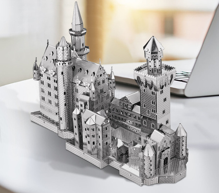 Piececool Puzzle Metalowe Model 3D - Zamek Neuschwanstein