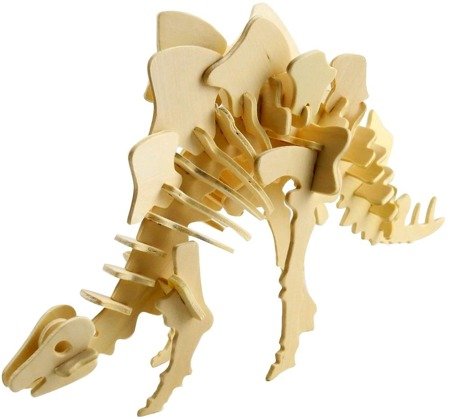 ROBOTIME Drewniane Puzzle 3D Dinozaur Stegozaur
