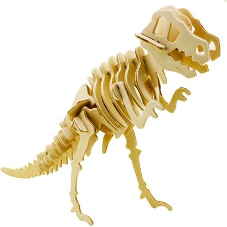 ROBOTIME Drewniane Puzzle 3D Model Dinozaur T-Rex