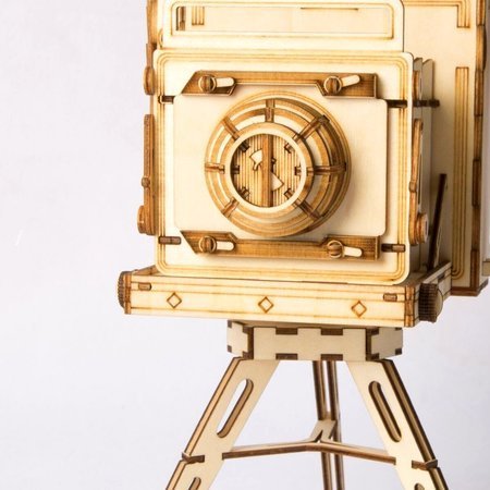 ROBOTIME Drewniane Puzzle 3D - Organizer Kamera