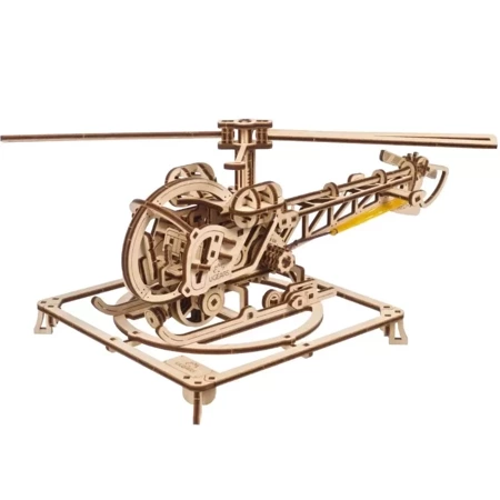 UGEARS Składany Drewniany Model 3D - Mini helikopter