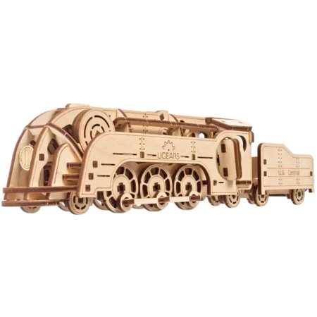UGEARS Składany Drewniany Model 3D - Mini lokomotywa