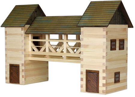 Walachia Składany Drewniany Model 3D Most