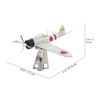 Piececool Puzzle Metalowe Model 3D - Samolot Mitsubishi A6M Zero 