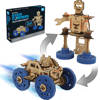 Smartivity Drewniane Mechaniczne Puzzle 3D - Robot Wędrownik