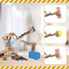 Smartivity Drewniane Mechaniczne Puzzle 3D - Żuraw Hydrauliczny