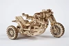 UGEARS Składany Drewniany Model 3D - Scrambler UGR-10 z bocznym wózkiem