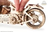 UGEARS Składany Drewniany Model Mechaniczny 3D - Motocykl VM-02